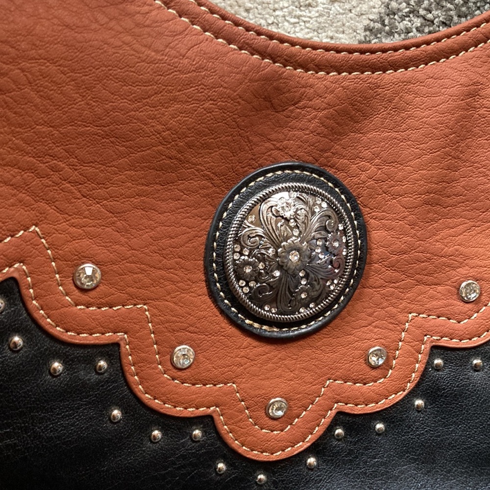 Women’s leather western bag - Picture 6 of 9